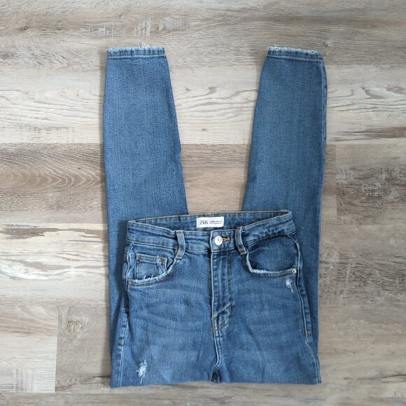 Zara The '80s High Waist Skinny Jeans - Picture 8 of 11
